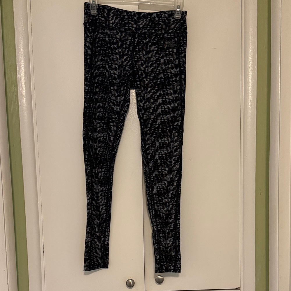 The North Face Black and White Patterned Leggings women’s small